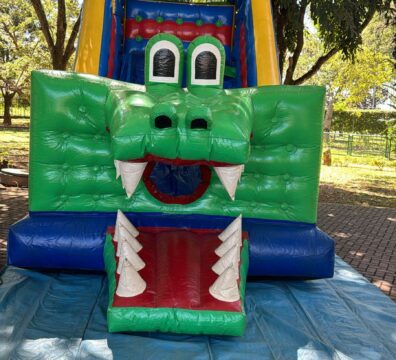 Bina Festas, tobogã jacaré 2 em 1