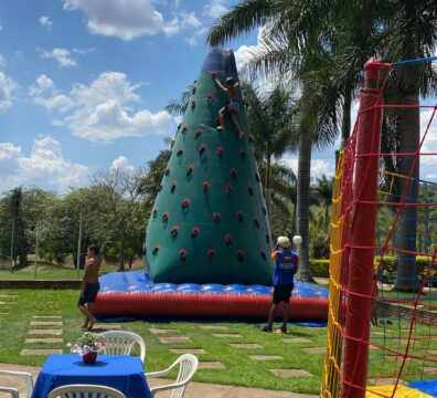 Bina festas, escalada inflável
