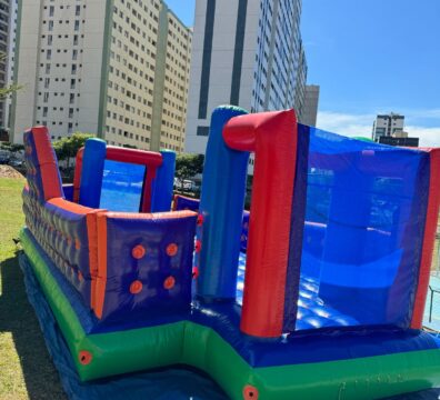 Bina festas, aluguel de brinquedos infláveis, futebol de sabão